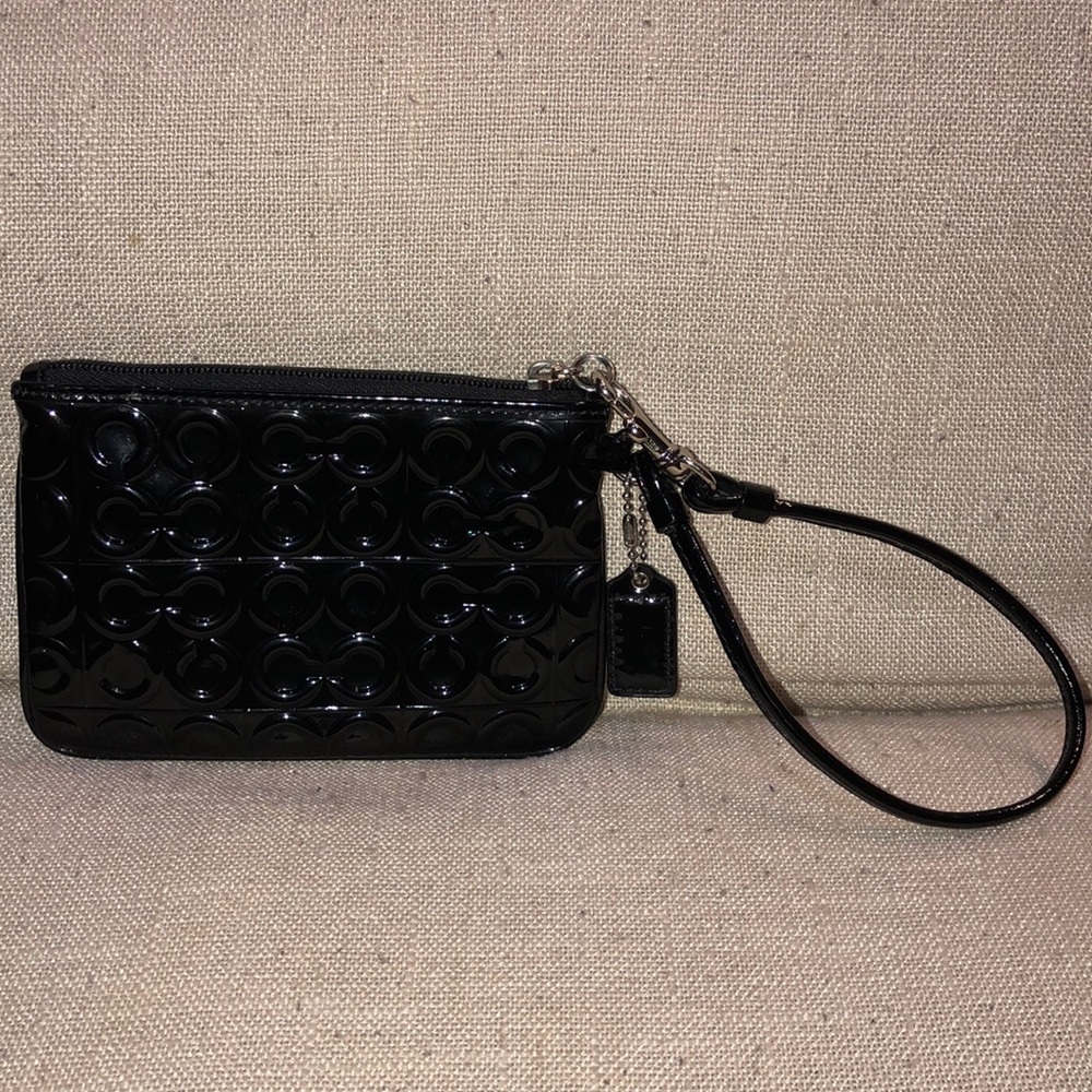 COACH Patent Leather Wristlet - Picture 4 of 6